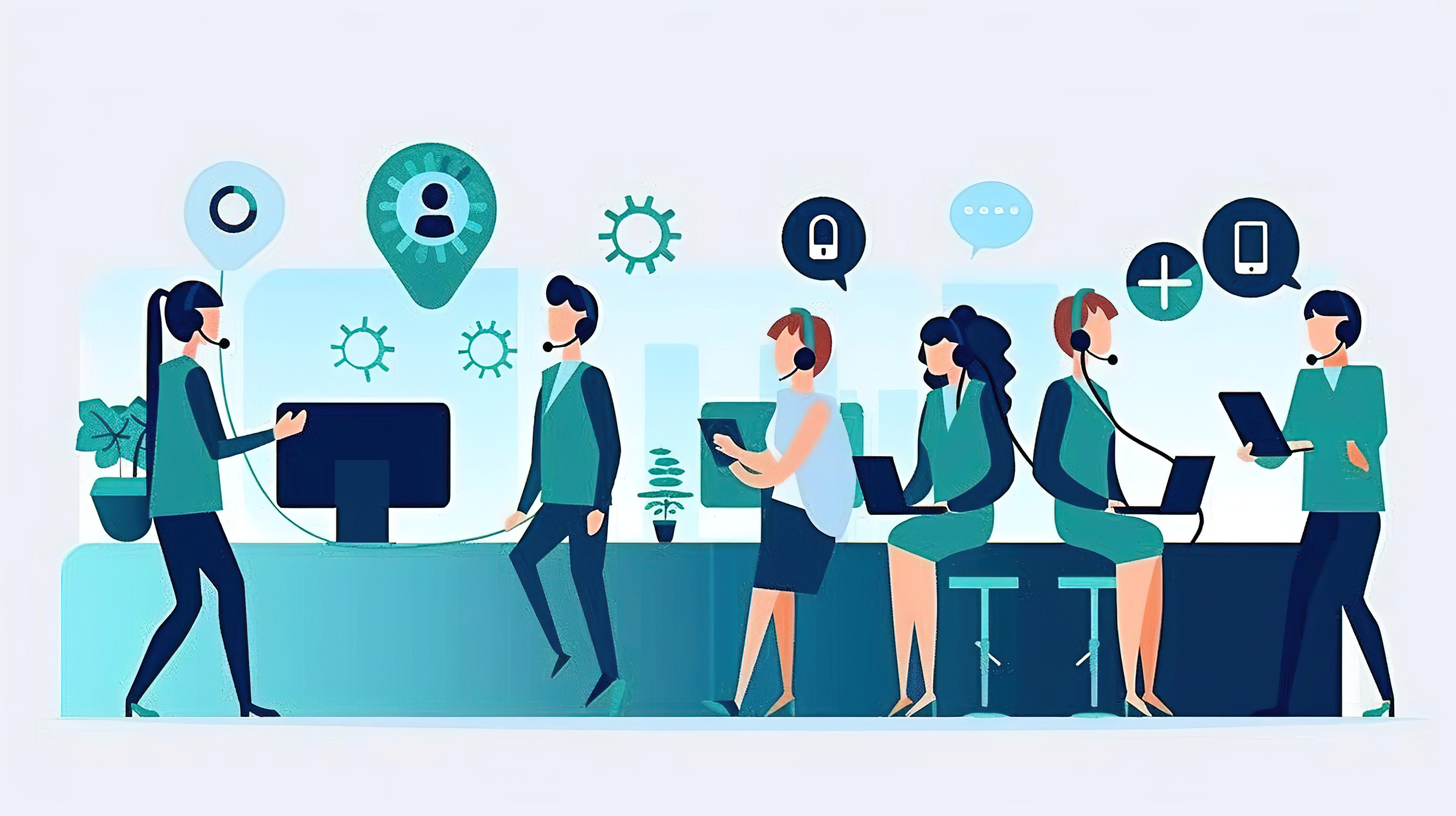 Client co-ordination onsite